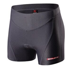NWT Souke Sports Grey Women’s Padded Cycling Shorts Size XXL